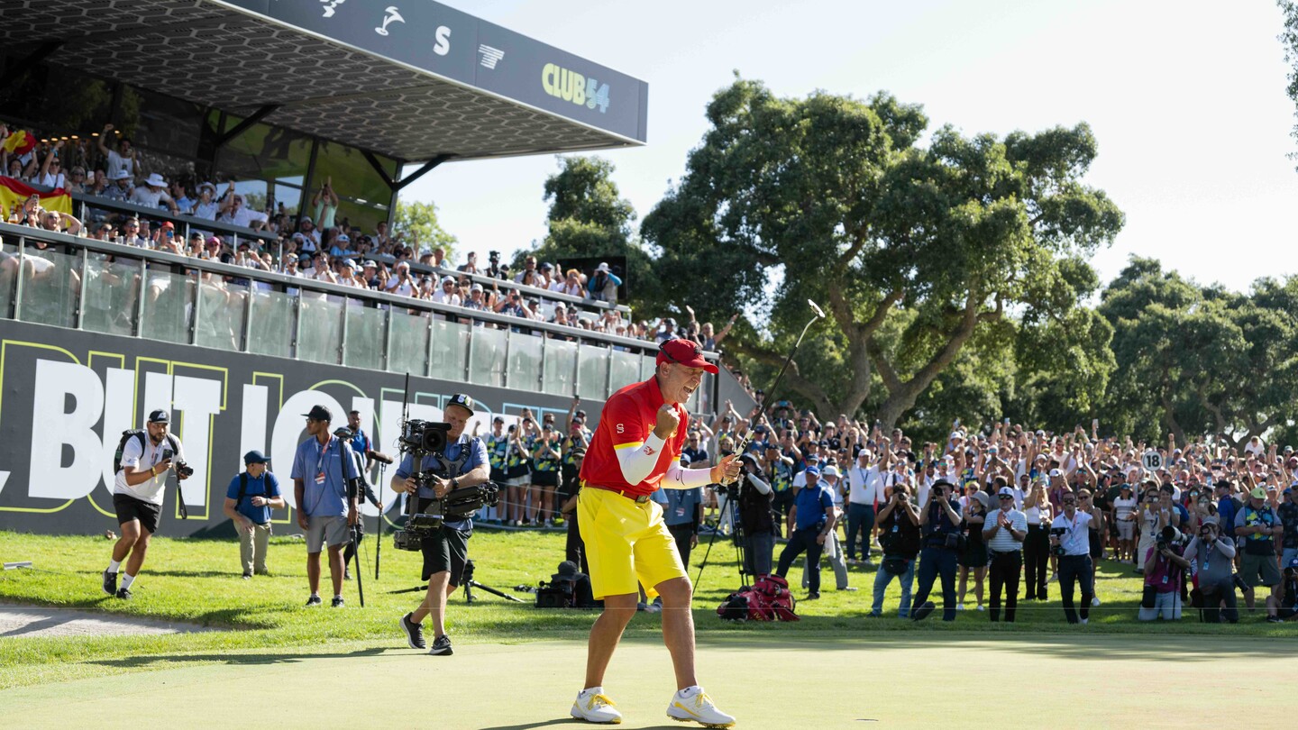 Sergio Garcia of Fireballs GC at LIV Golf Andalucía in 2024